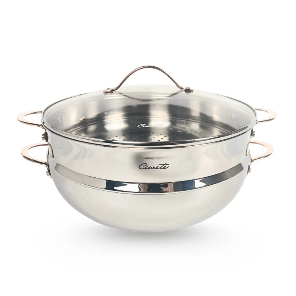 Bộ chảo inox liền khối cao cấp Ciwete Royal Knight